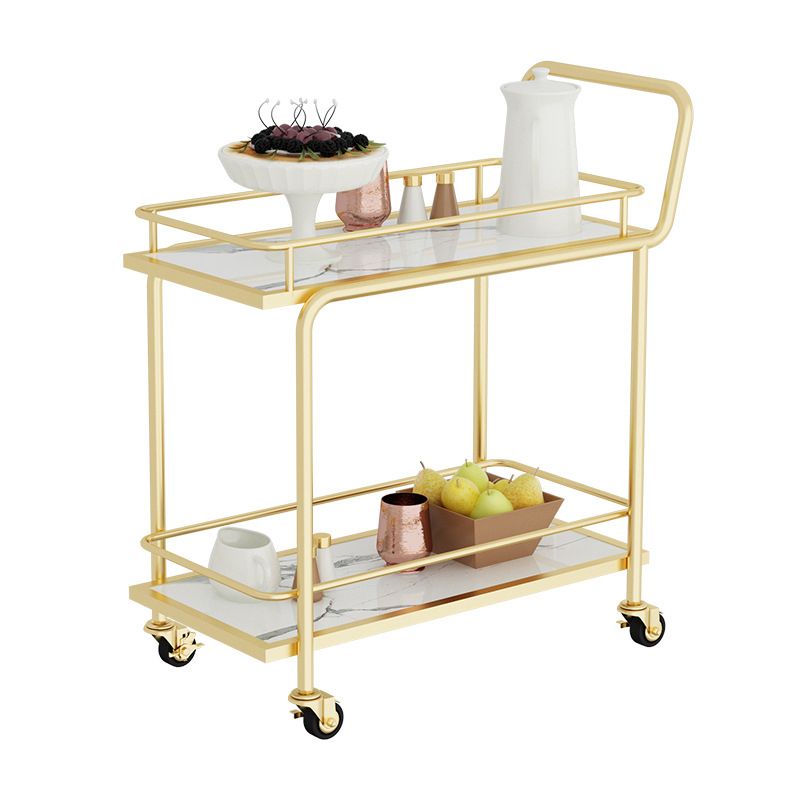 33.86" High Modern Style Rolling Prep Table Stone Prep Table for Dining Room Clearhalo 'furn' 'furn_kitchen_islands_carts' 'Furniture' 'Kitchen & Dining Furniture' 'Kitchen Islands & Carts' 'kitchen_islands_carts' 1200x1200_1044d869-7f88-4cf3-b715-a296310ec7eb