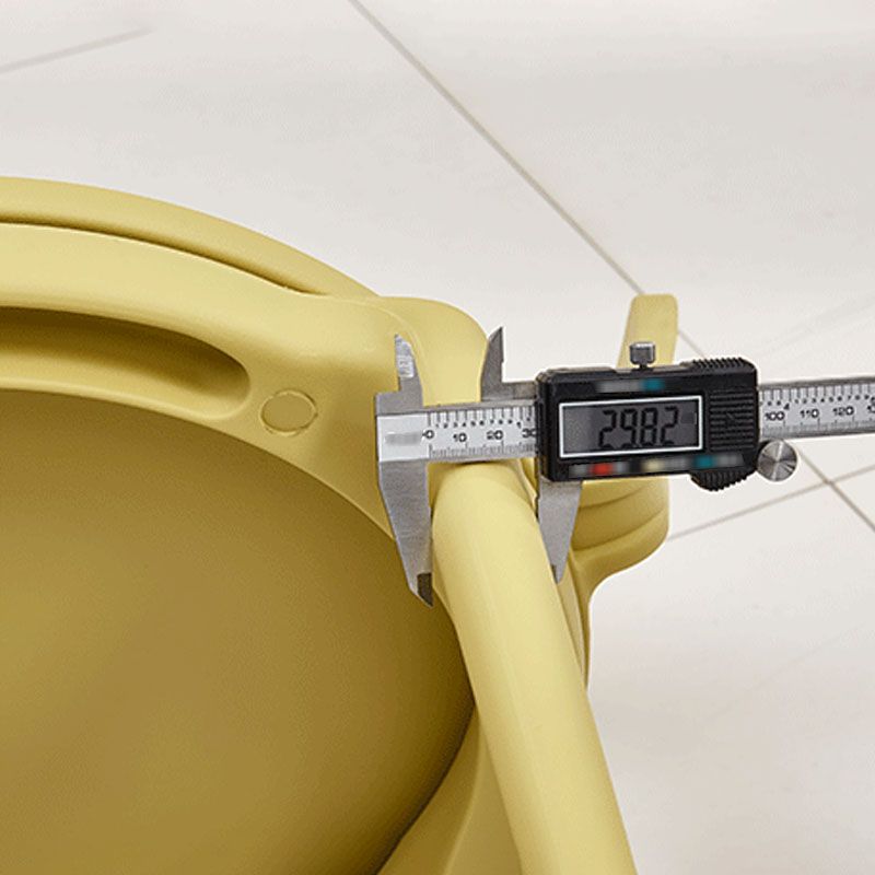 Chaise de cuisine contemporaine chaise latéral de bras à manger avec des jambes en plastique