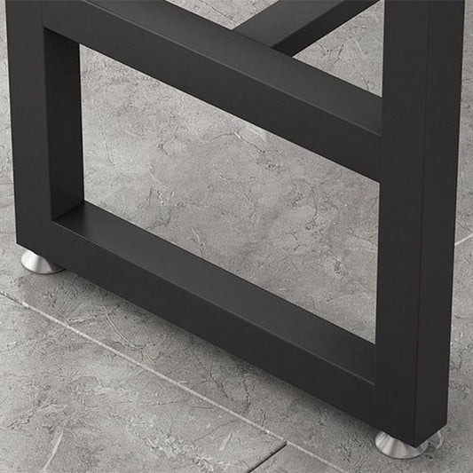 Tavolo da bar di base di cavalletto moderna rettangolo sinterizzato in pietra tavolo