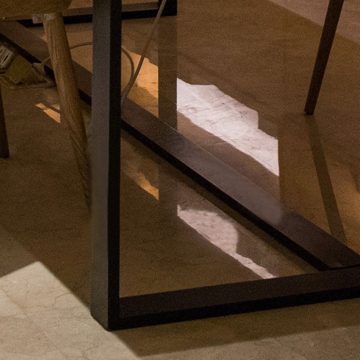 Massief hout rechthoekig schrijfbureau industriële vergaderbalie voor kantoor