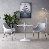 Contemporary Style Dining Chair Kitchen Arm Side Chairs with Metal Legs (Set of 2) Clearhalo ' kitchen&dining_furn' 'Dining Chairs' 'Dining Tables & Seating' 'dining_chair' 'furn' 'furn_dining_chair' 'Furniture' 'furniture_dining_chair' 'Kitchen & Dining Furniture' 'kitchen' 1200x1200_104c465b-163e-4d6d-b58f-e78ee028feb8