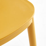 Sgabello da bar in plastica in plastica in stile contemporaneo per il ristorante