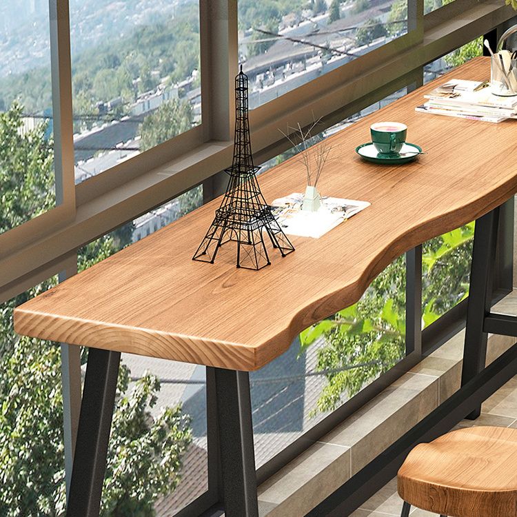 Modern Bar Table Set 1/2/4 Pcs Pine Solid Wood Bar Table and Backless Stools Clearhalo 'Bar Furniture' 'furn' 'furn_home_bar_bar_sets' 'Furniture' 'Home Bars & Bar Sets' 'home_bar_bar_sets' 'Kitchen & Dining Furniture' 1200x1200_1050f843-83f4-4a2e-8c9c-ba4f5d621681