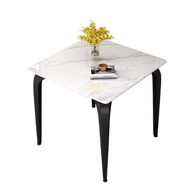 Industrial Sintered Stone Dining Table Metal Dining Table for Dining Room Clearhalo 'Dining Tables & Seating' 'Dining Tables' 'dining_table' 'furn' 'furn_dining_table' 'Furniture' 'furniture_dining_table' 'Kitchen & Dining Furniture' 1200x1200_1051d8c7-4ddb-4297-9fc5-1388ebcaab76