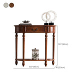 Tavolo da console di legno vittoriano Tavolo da divano console in forma gratuita per Hall