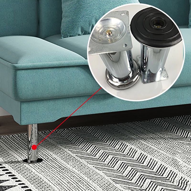 Armless Settee with Cotton Blend 19.68" W Convertible Sleeper Sofa for Living Room Clearhalo 'furn' 'furn_sofas' 'Furniture' 'furniture_sofas' 'kitchen' 'kitchen_sofas' 'Living Room Furniture' 'Sofa' 'sofas' 1200x1200_1055a64d-296c-4c34-b6ce-bf8c53cfbb2a