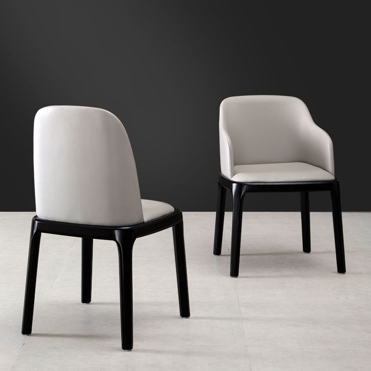 Industrial Style Solid Wood Dining Side Chair Leather Side Chair for Dining Room Clearhalo ' kitchen&dining_furn' 'Dining Chairs' 'Dining Tables & Seating' 'dining_chair' 'furn' 'furn_dining_chair' 'Furniture' 'furniture_dining_chair' 'Kitchen & Dining Furniture' 'kitchen' 1200x1200_10562ad0-15aa-4f87-b300-e23f8c166209