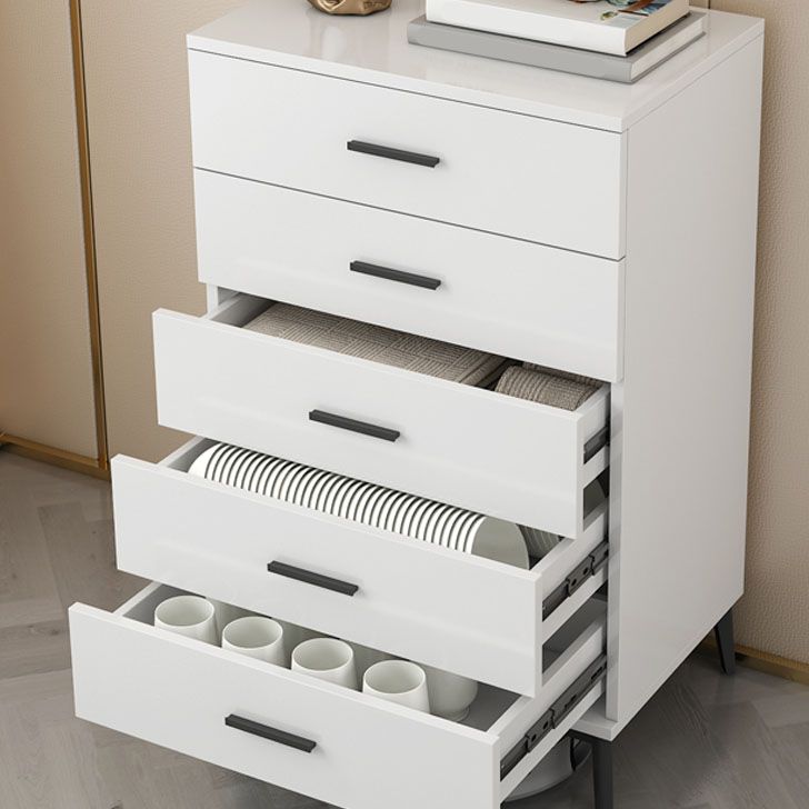 Sideboard di legno Scheda laterale in stile moderno con armadi e cassetti