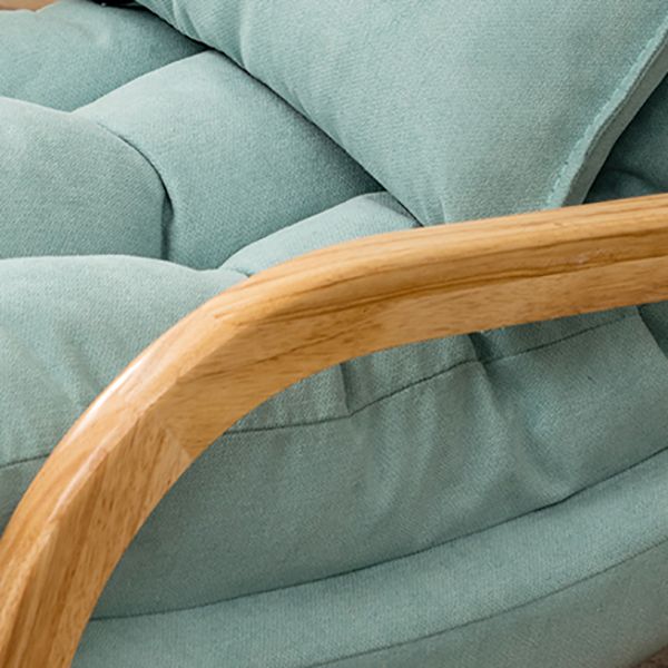 Chaute à bascule canapé de loisir de style contemporain chaise à bascule intérieure avec coussin