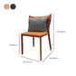 Faux Leather Kitchen Dining Armless Chair Wingback Side Chair Clearhalo 'Dining Chairs' 'Dining Tables & Seating' 'dining_chair' 'furn' 'furn_dining_chair' 'Furniture' 'Kitchen & Dining Furniture' 1200x1200_105bc181-7c89-4045-b820-23b50c0685fb