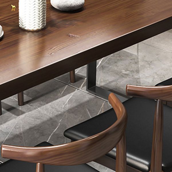 Industrial 1/3/4/5/7 Pieces Dinette Set Solid Wood Dining Table and Chairs Clearhalo 'Dining Room Sets' 'Dining Tables & Seating' 'dining_room_set' 'furn' 'furn_dining_room_set' 'Furniture' 'furniture_dining_room_set' 'Kitchen & Dining Furniture' 1200x1200_105d1571-292c-4d9c-bc8a-ee8f7ced3309