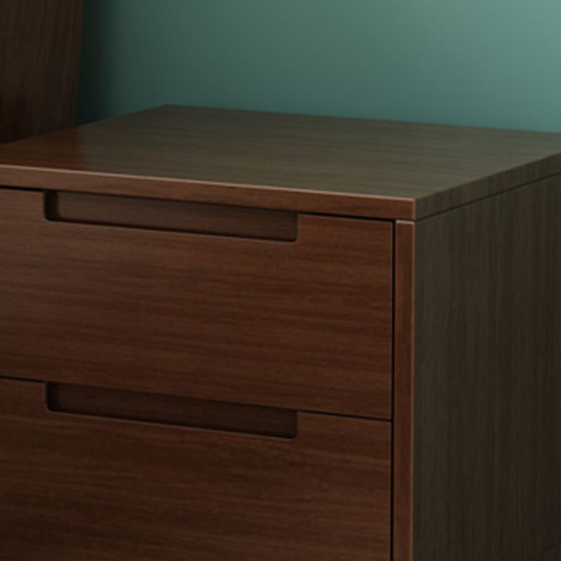 Table de chevet en bois massif moderne minimaliste de chevet de lit avec les jambes