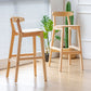 Industrial Wood Low Back Barstool Simple Indoor Tall Stool with Square Seat Clearhalo 'Bar Furniture' 'Bar Stools' 'bar_stools' 'furn' 'furn_bar_stools' 'furniture_bar_stools' 'Kitchen & Dining Furniture' 'kitchen&dining_furn' 'kitchen' 'kitchen_furn' Furniture' 1200x1200_10618465-9af2-4a56-aece-bd5d906dcd95