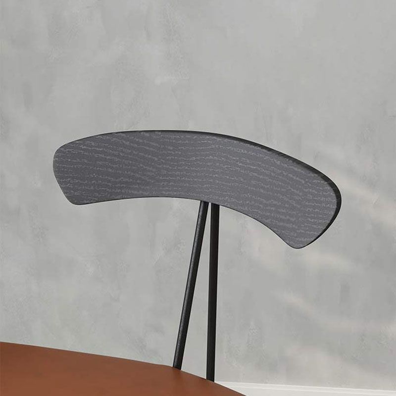 Industrial Open Back Armless Dining Chairs Leather Dining Side Chair Clearhalo ' kitchen&dining_furn' 'Dining Chairs' 'Dining Tables & Seating' 'dining_chair' 'Furniture' 'furniture_dining_chair' 'Kitchen & Dining Furniture' 'kitchen' 1200x1200_10629f13-813f-458e-a420-dc9af5b5fd06