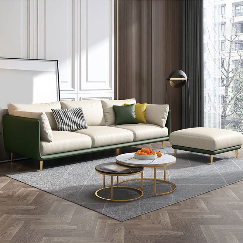 Modern Style Square Armrest Latex/sponge Seat Padding Imitation Leather Sofa Clearhalo 'furn' 'furn_sofas' 'Furniture' 'furniture_sofas' 'kitchen' 'kitchen_sofas' 'Living Room Furniture' 'Sofa' 'sofas' 1200x1200_106540eb-398f-4efe-ab08-3dab1f4cdd2a