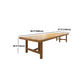 Pine Wood Top Dining Table Traditional Luxury Table with Solid Wood Sled Base Clearhalo 'Dining Tables & Seating' 'Dining Tables' 'dining_table' 'furn' 'furn_dining_table' 'Furniture' 'furniture_dining_table' 'Kitchen & Dining Furniture' 'kitchen' 'kitchen_dining_table' 1200x1200_10655cfa-159b-4ac3-bac0-602da5b809ea