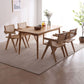 Modern Design Wicker Dining Chairs for Home Arm Open Back Side Chairs Clearhalo 'Dining Chairs' 'Dining Tables & Seating' 'dining_chair' 'furn' 'furn_dining_chair' 'Furniture' 'furniture_dining_chair' 'Kitchen & Dining Furniture' 1200x1200_106624c1-22b0-4395-b6df-b99c1b426c08