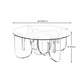 Round Acrylic Material Abstract Base Type Multi Color Selection Coffee Table Clearhalo 'Coffee & Accent Tables' 'Coffee Tables' 'coffee_tables' 'furn' 'furn_coffee_tables' 'Furniture' 'furniture_coffee_tables' 'Living Room Furniture' 1200x1200_1069c20c-402a-407a-8cf5-f211e3cc03a1