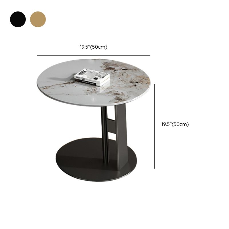 Slate Coffee Table Round Nesting Coffee Table Set with Pedestal Legs Clearhalo 'Coffee & Accent Tables' 'Coffee Tables' 'coffee_tables' 'furn' 'furn_coffee_tables' 'Furniture' 'Living Room Furniture' 1200x1200_106d45ab-a1b2-4b52-abc5-f25ae284ff9d