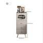 Baule verticale per camera da letto Glam Stone con gambe in metallo