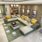 Contemporary 6-seater Modular Sectional with Square Arm for Living Room