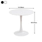 Modern Round Dinette Table Tulip Base Dining Table for Restaurant Clearhalo ' dining_table' 'Dining Tables & Seating' 'Dining Tables' 'furn' 'furn_dining_table' 'Furniture' 'furniture_dining_table' 'Kitchen & Dining Furniture' 'kitchen&dining_furn' 'kitchen' 'kitchen_dining_table' 1200x1200_10760779-77a0-4b31-9522-5f16d2d4d3f3
