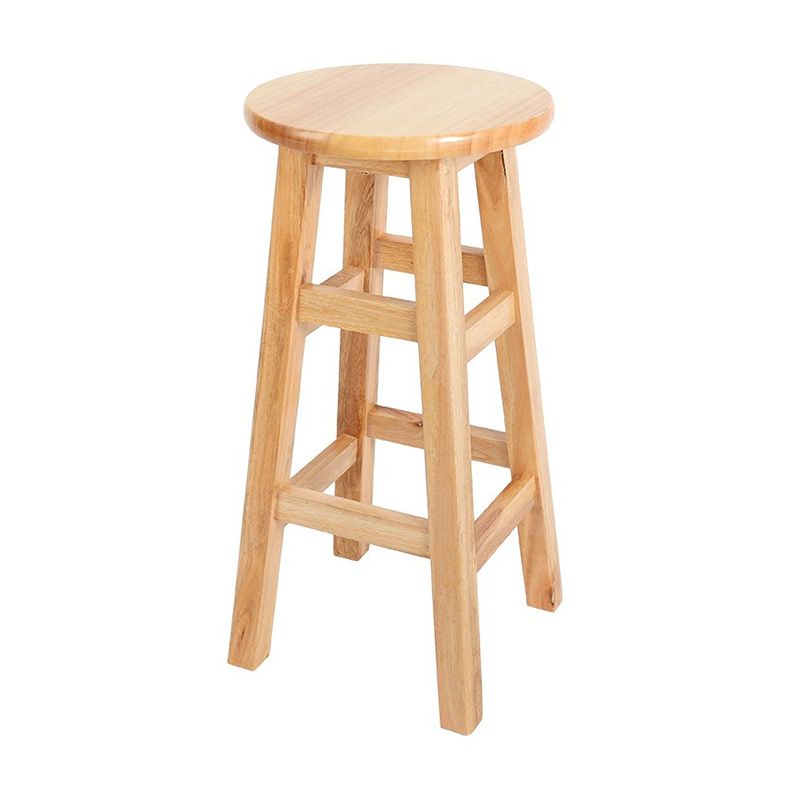Modern Armless Counter Stool Wood Bar Stool with Wooden Seat and Pedal Clearhalo 'Bar Furniture' 'Bar Stools' 'bar_stools' 'furn' 'furn_bar_stools' 'furniture_bar_stools' 'Kitchen & Dining Furniture' 'kitchen&dining_furn' 'kitchen' 'kitchen_furn' Furniture' 1200x1200_1076e13e-10e9-488d-a4a4-632a03b834d3