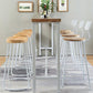 Contemporary Wood Seat Bar Stool Metal Bar Stool for Home Use Clearhalo 'Bar Furniture' 'Bar Stools' 'bar_stools' 'furn' 'furn_bar_stools' 'Furniture' 'Kitchen & Dining Furniture' 1200x1200_10784125-fa90-40a4-96c4-e870011a510e
