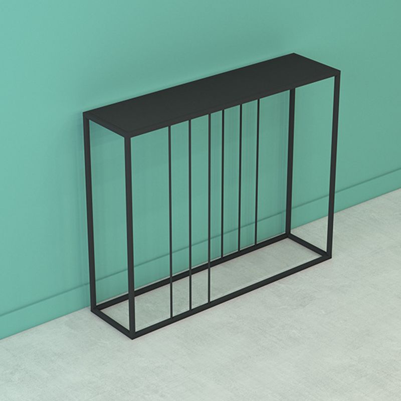 29.53 "Mesa de consola de hierro de acento moderno de 29.53" con 1 estante