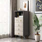Server a buffet in pietra in stile moderno 51,9 "H buffet server per sala da pranzo