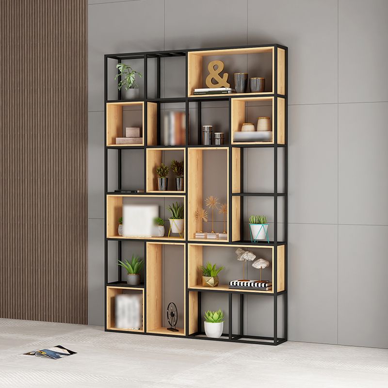 Open Etagere Bookcase Modern Style Shelf Bookcase with Shelves Clearhalo 'Bookcases' 'Furniture' 'furniture_bookcases' 'kitchen' 'kitchen_bookcases' 'Living Room Furniture' 'Office Furniture' 1200x1200_107b4c44-3d30-408f-ae25-0d57c98bb5e3