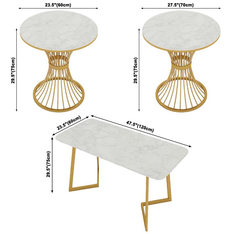 Sintered Stone White Dining Table Luxury Style Fixed Table for Dining Room Clearhalo ' dining_table' 'Dining Tables & Seating' 'Dining Tables' 'furn' 'furn_dining_table' 'Furniture' 'furniture_dining_table' 'Kitchen & Dining Furniture' 'kitchen&dining_furn' 'kitchen' 'kitchen_dining_table' 1200x1200_107b578f-34e5-43d0-9b06-e45ec3802cb5