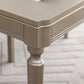 Rectangle Vintage Dining Table Champagne Tone Fixed Table for Home Use Clearhalo ' dining_table' 'Dining Tables & Seating' 'Dining Tables' 'furn' 'furn_dining_table' 'Furniture' 'furniture_dining_table' 'Kitchen & Dining Furniture' 'kitchen&dining_furn' 'kitchen' 'kitchen_dining_table' 1200x1200_107c66e4-d722-4ab8-bf61-437b95689cea