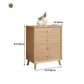 Bedroom Wooden Storage Chest Dresser Modern Storage Chest with Drawers