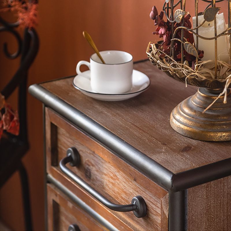 Industrial Rectangle Solid Wood With Doors Cabinet Distressed Wood Accent Cabinet Clearhalo 'Cabinets & Chests' 'cabinets_chests' 'furn' 'furn_cabinets_chests' 'Furniture' 'Living Room Furniture' 1200x1200_107d837c-e849-41b5-94be-26b64f7d22ea