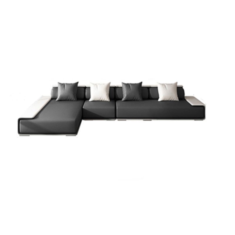 Contemporary Sofa141.73" L X 70.86" W X 29.52" H Armless Sectional for Apartment Clearhalo 'furn' 'furn_sectionals' 'Furniture' 'furniture_sectionals' 'Living Room Furniture' 'Sectionals' 1200x1200_107e3f9c-038f-4689-9653-3044637c2d62