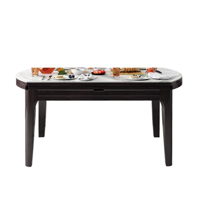 4 Legs Dining Table Sintered Stone Top Table for Home Kitchen Dinner Clearhalo 'Dining Tables & Seating' 'Dining Tables' 'dining_table' 'furn' 'furn_dining_table' 'Furniture' 'Kitchen & Dining Furniture' 1200x1200_1086b1a6-5a5f-44c7-bb3c-1eb2d1f2e83c