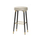Glam Black Iron Barstool Simple Backless Indoor Tall Stool with Leather Seat Clearhalo 'Bar Furniture' 'Bar Stools' 'bar_stools' 'furn' 'furn_bar_stools' 'Furniture' 'furniture_bar_stools' 'Kitchen & Dining Furniture' 1200x1200_108a3aa1-2543-492a-ba75-165fa3b7dffd