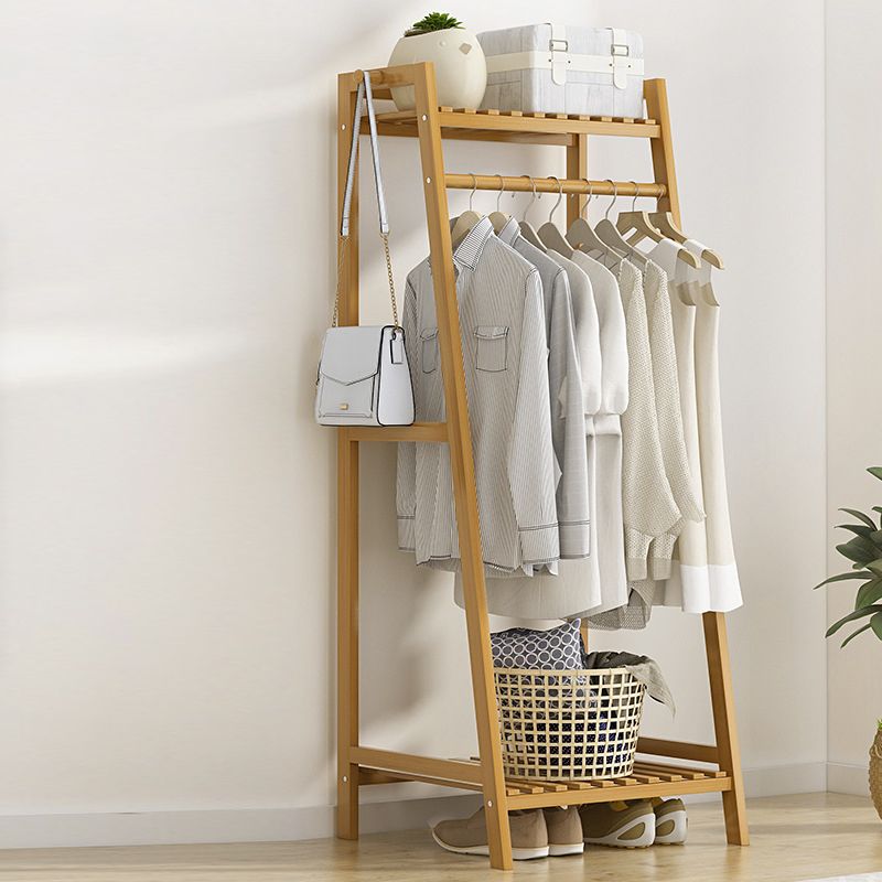 Modern Coat Rack Wooden Storage Shelf Coat Hanger Entryway Kit Clearhalo 'Entry & Mudroom Furniture' 'furn' 'furn_hall_tree_coat_racks' 'Furniture' 'Hall Trees & Coat Racks' 'hall_tree_coat_racks' 1200x1200_108b4694-670d-409d-be3d-93cf52530c13