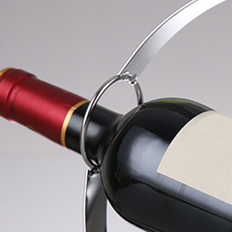 Aanrechtwijnrek metalen glamour wijnflessen rek voor woonkamer