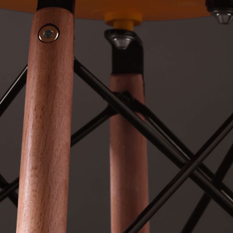 Wood Scandinavian Armless Chair Solid Back Kitchen Dining Room Chair Clearhalo 'Dining Chairs' 'Dining Tables & Seating' 'dining_chair' 'Furniture' 'furniture_dining_chair' 'Kitchen & Dining Furniture' 1200x1200_108c404f-28e6-4a81-86f9-96015b86f478