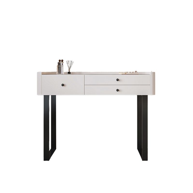 Tavolo da banco di vanità per trucco per camera da letto contemporanea tavolo da toeletta con cassetto