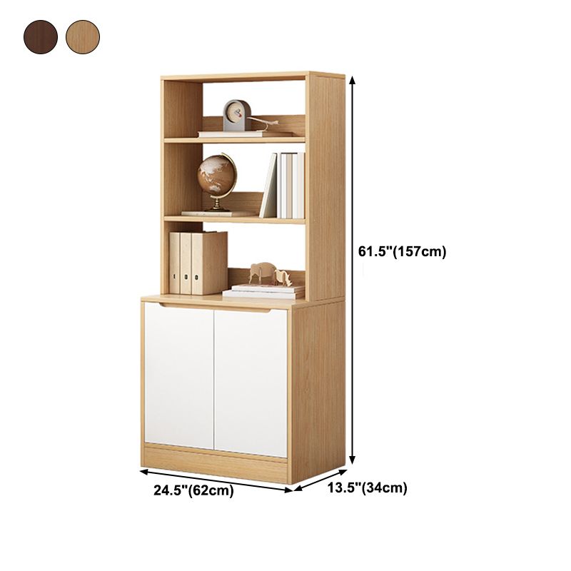 Vertical Shelf Bookcase Engineered Wood Book Shelf for Study Room