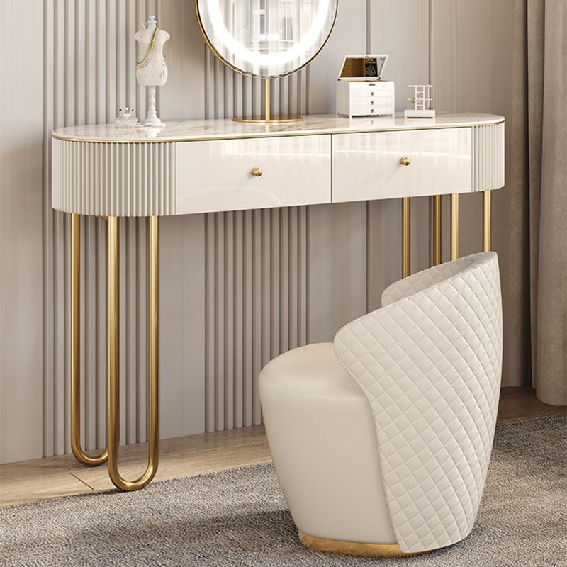 30.7 "lange kaptafel ingesteld met 4 laden ijdelheid in het wit