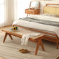 14.82-inch Width Tropical Bench Solid Wood Rectangle Bedroom Seating Bench Clearhalo 'Benches' 'Chairs & Seating' 'furn' 'furn_benches' 'Furniture' 'Living Room Furniture' 1200x1200_109109bb-9f91-4919-b8e8-0a5c0dddd5f1