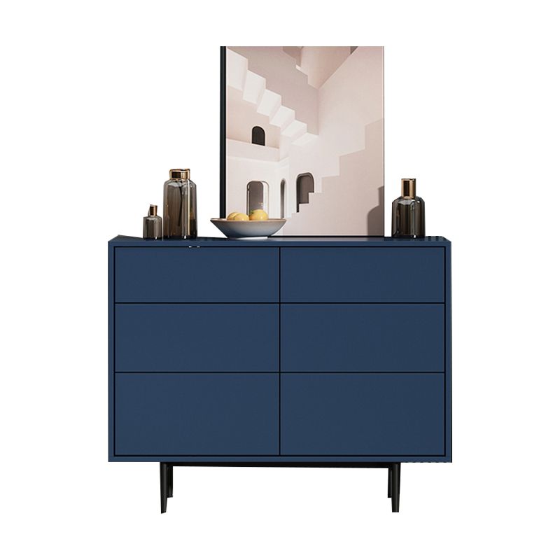 Modern Accent Chest with 6 Drawers and 4 Straight Black Legs Clearhalo 'Cabinets & Chests' 'cabinets_chests' 'furn' 'furn_cabinets_chests' 'Furniture' 'Living Room Furniture' 1200x1200_10930b8c-ec3e-4e40-b2df-ebf949f53055