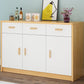 Contemporary Combo Dresser Wooden Bedroom Storage Chest Dresser with Drawers and Doors