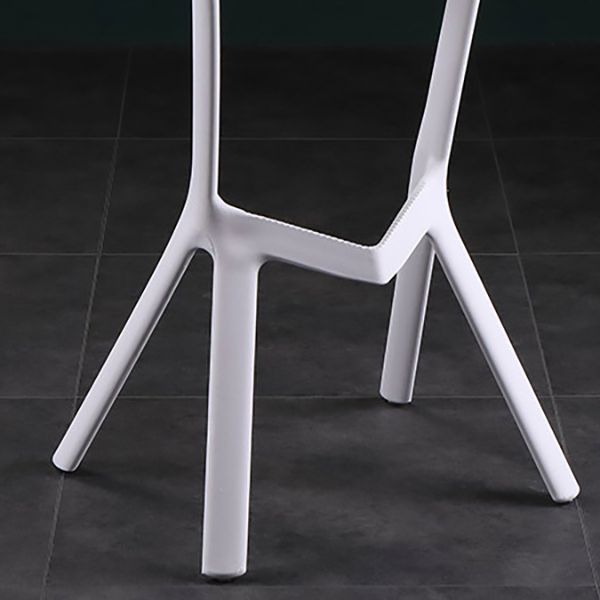 Industrial Armless Counter Stool Plastic Cafe Bar Stool with 4 Legs Clearhalo 'Bar Furniture' 'Bar Stools' 'bar_stools' 'furn' 'furn_bar_stools' 'Furniture' 'Kitchen & Dining Furniture' 1200x1200_1098371f-35fa-49b4-9f94-d5879a475d5a