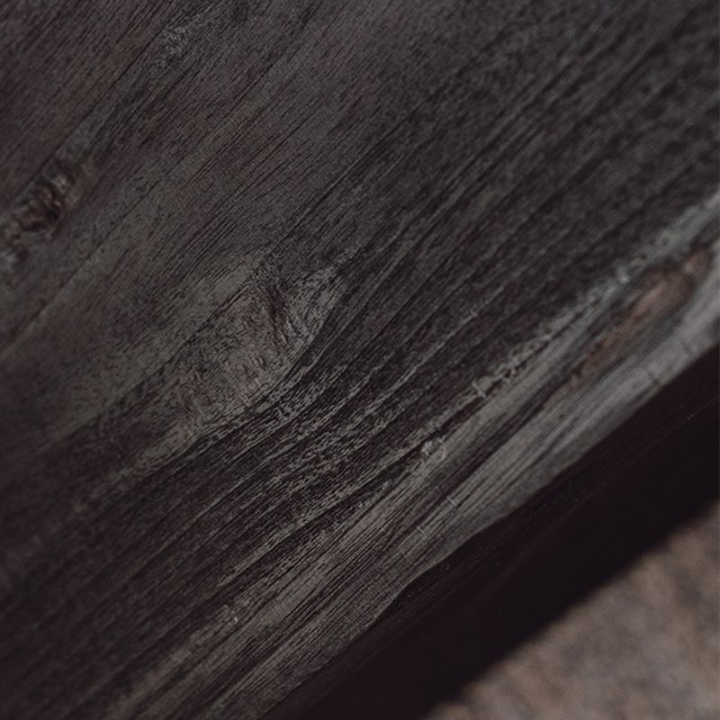 Rectangular Side Table Wooden Modern Tree Stump End Table for Bedroom