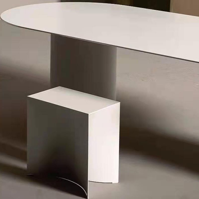 Solid Wood Contemporary Oval Dining Table Wood Top Table for Dining Room and Kitchen Clearhalo ' dining_table' 'Dining Tables & Seating' 'Dining Tables' 'furn' 'furn_dining_table' 'Furniture' 'furniture_dining_table' 'Kitchen & Dining Furniture' 'kitchen&dining_furn' 'kitchen' 'kitchen_dining_table' 1200x1200_109cd11f-7fb3-4120-8680-b5af7a58824f